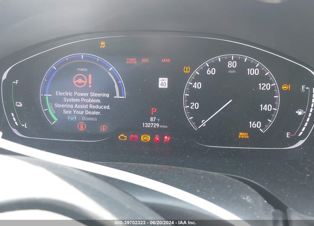 2021 HONDA INSIGHT EX VIN: 19XZE4F58ME010498