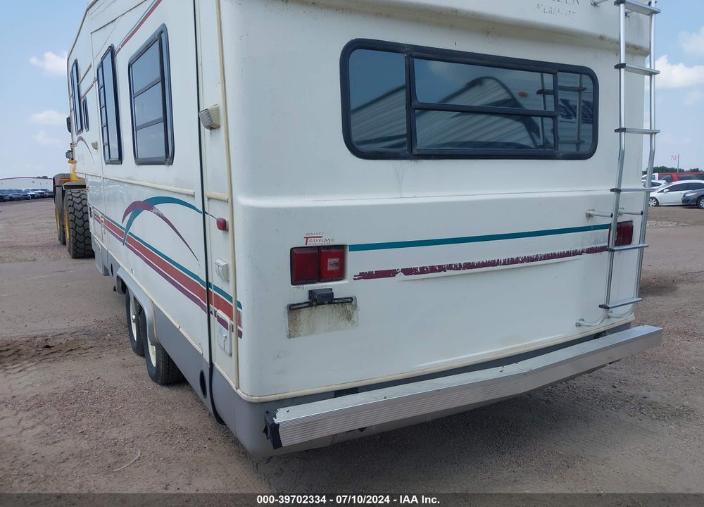 1996 HOLIDAY RAMBLER 5TH WHEEL TRAVEL TRAILER VIN: 1KB381G24TW018916
