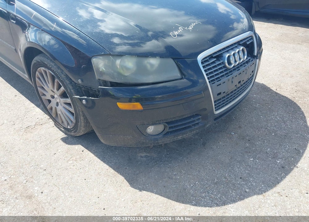 2007 AUDI A3 2.0T VIN: WAUNF78P57A024908