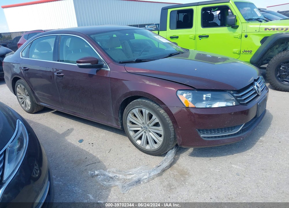 2012 VOLKSWAGEN PASSAT 2.5L SE VIN: 1VWBP7A39CC104587