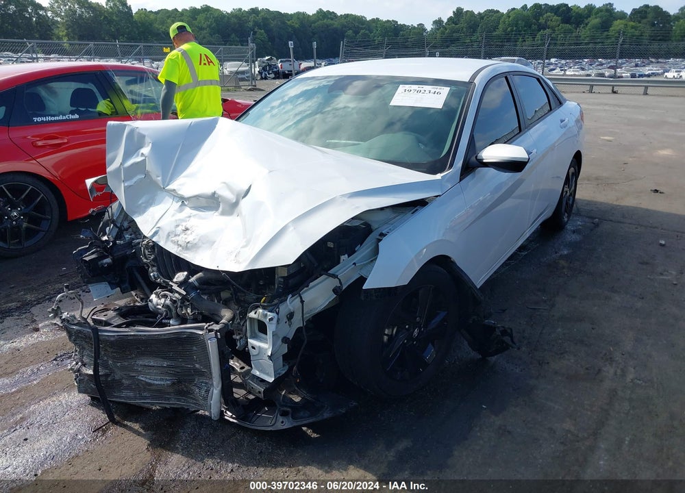 2021 HYUNDAI ELANTRA SEL VIN: 5NPLS4AG4MH027415