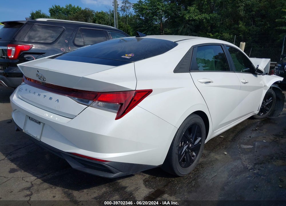 2021 HYUNDAI ELANTRA SEL VIN: 5NPLS4AG4MH027415