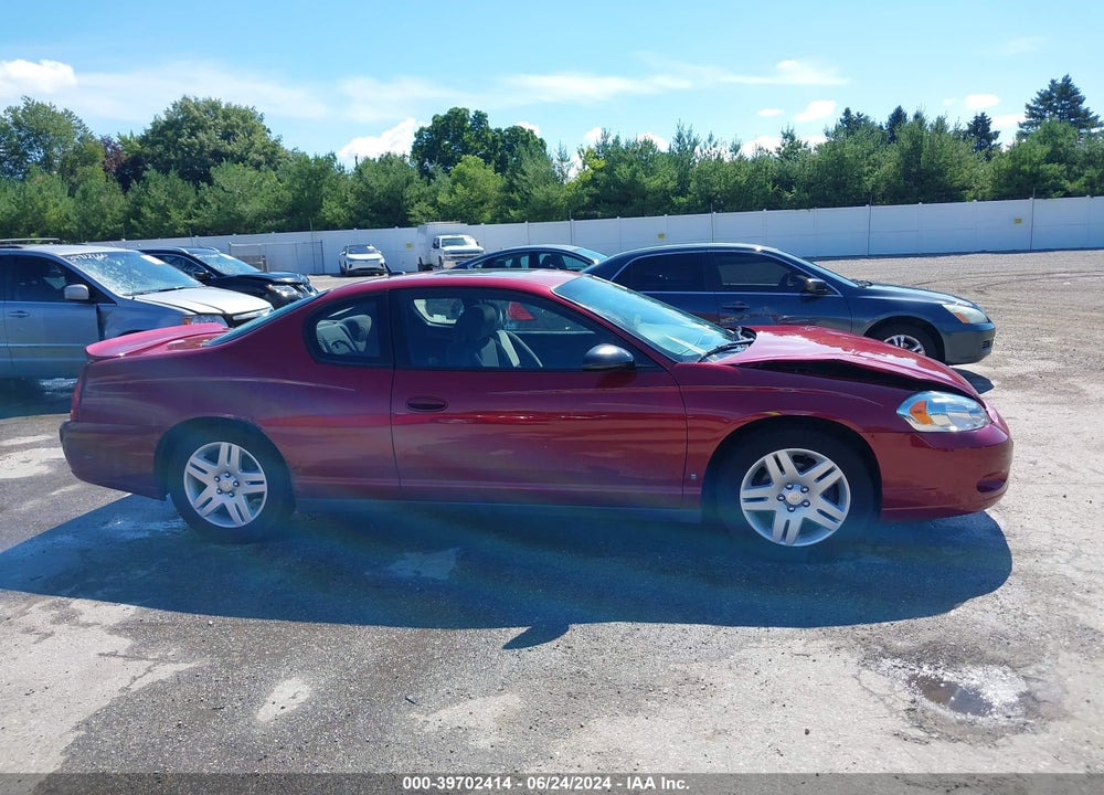 2006 CHEVROLET MONTE CARLO LT VIN: 2G1WK161669246830