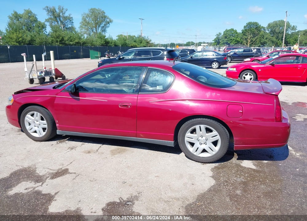 2006 CHEVROLET MONTE CARLO LT VIN: 2G1WK161669246830