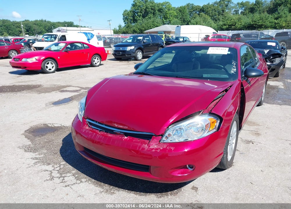 2006 CHEVROLET MONTE CARLO LT VIN: 2G1WK161669246830