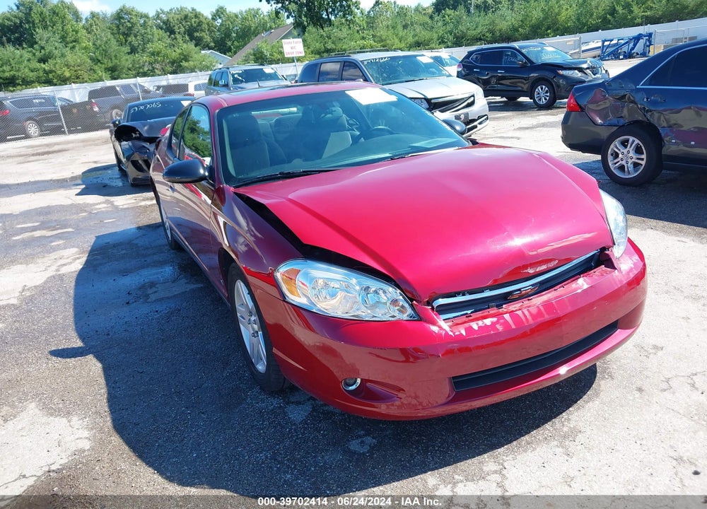 2006 CHEVROLET MONTE CARLO LT VIN: 2G1WK161669246830