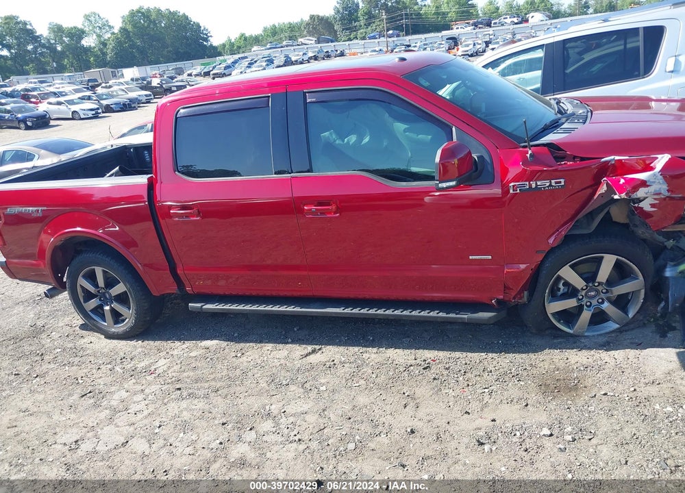 2015 FORD F-150 LARIAT VIN: 1FTEW1EG5FFB87127