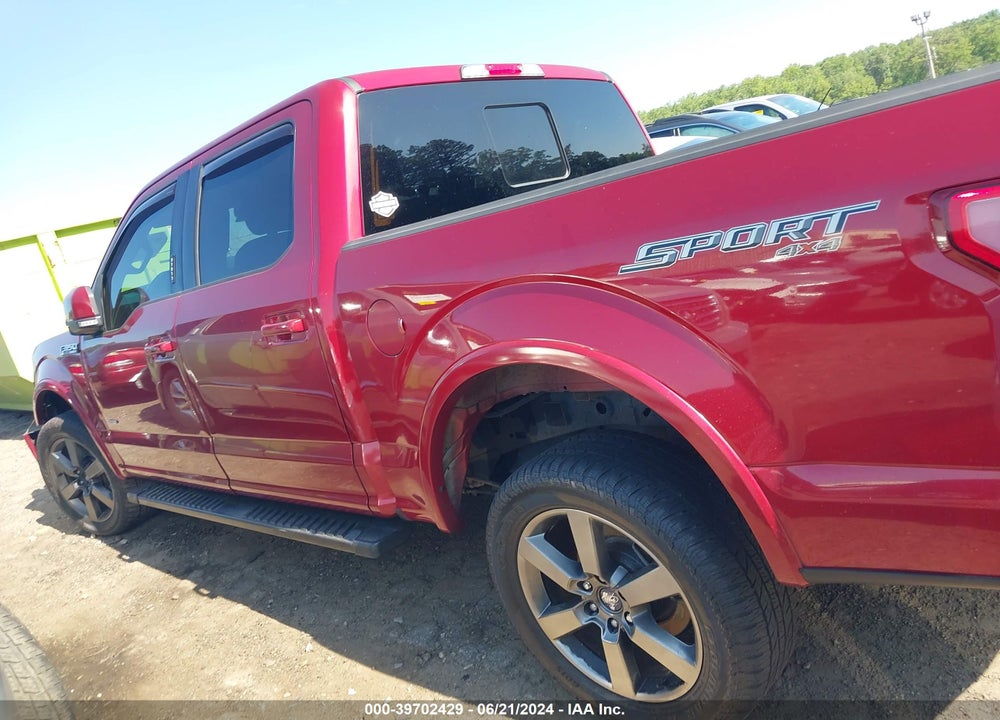 2015 FORD F-150 LARIAT VIN: 1FTEW1EG5FFB87127