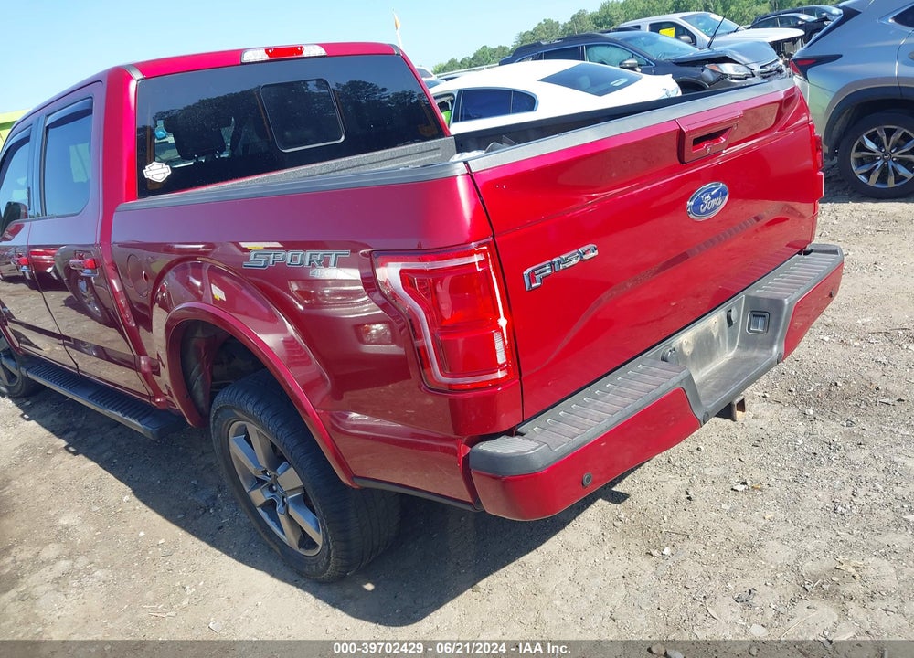 2015 FORD F-150 LARIAT VIN: 1FTEW1EG5FFB87127