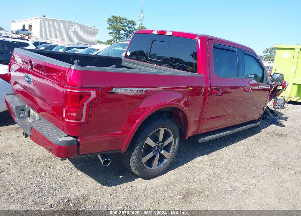 2015 FORD F-150 LARIAT VIN: 1FTEW1EG5FFB87127