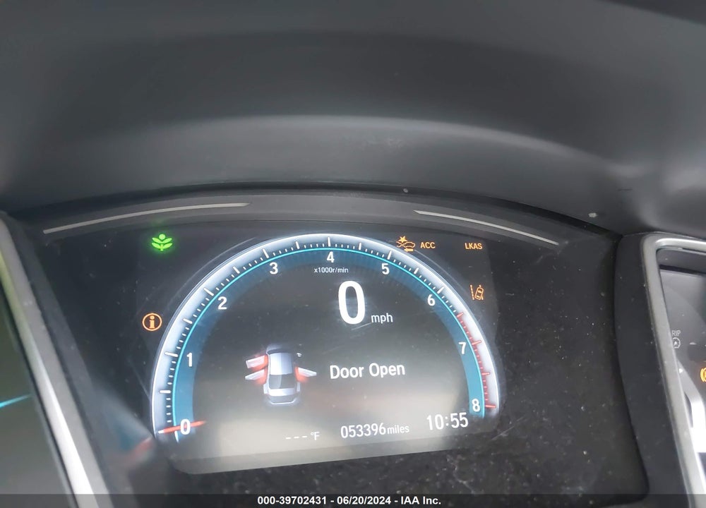 2019 HONDA CIVIC EX VIN: 19XFC1F3XKE014569