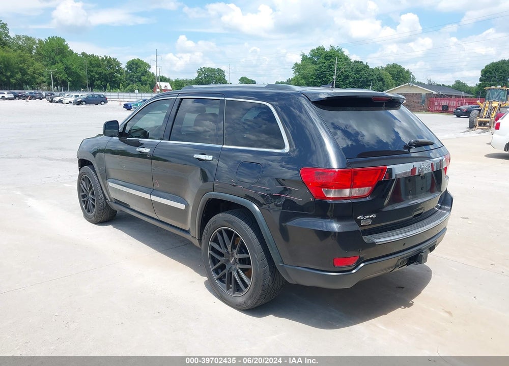 2011 JEEP GRAND CHEROKEE OVERLAND VIN: 1J4RR6GG5BC608529