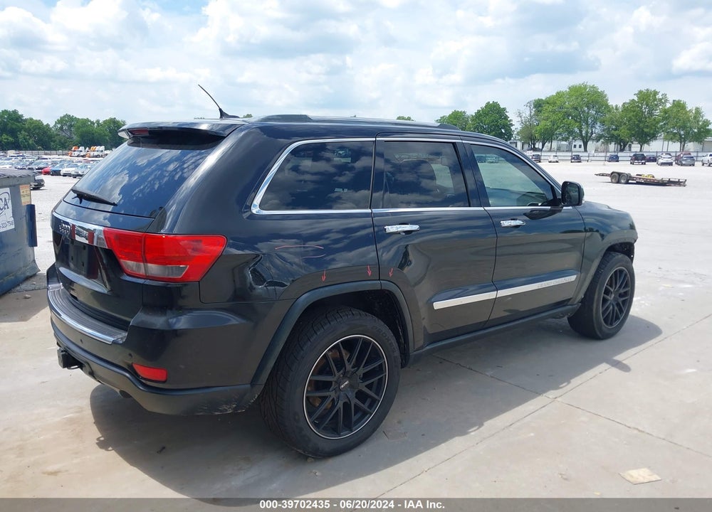 2011 JEEP GRAND CHEROKEE OVERLAND VIN: 1J4RR6GG5BC608529