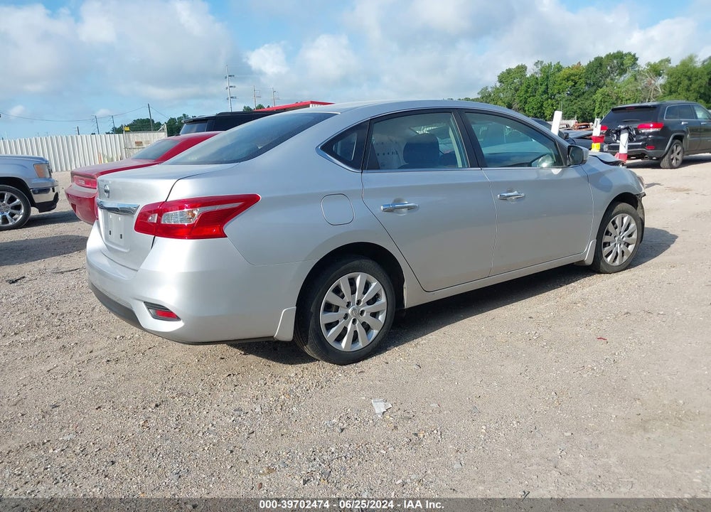 2019 NISSAN SENTRA S VIN: 3N1AB7AP1KY247140