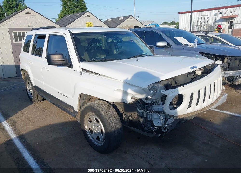 2017 JEEP PATRIOT SPORT FWD VIN: 1C4NJPBB2HD209092