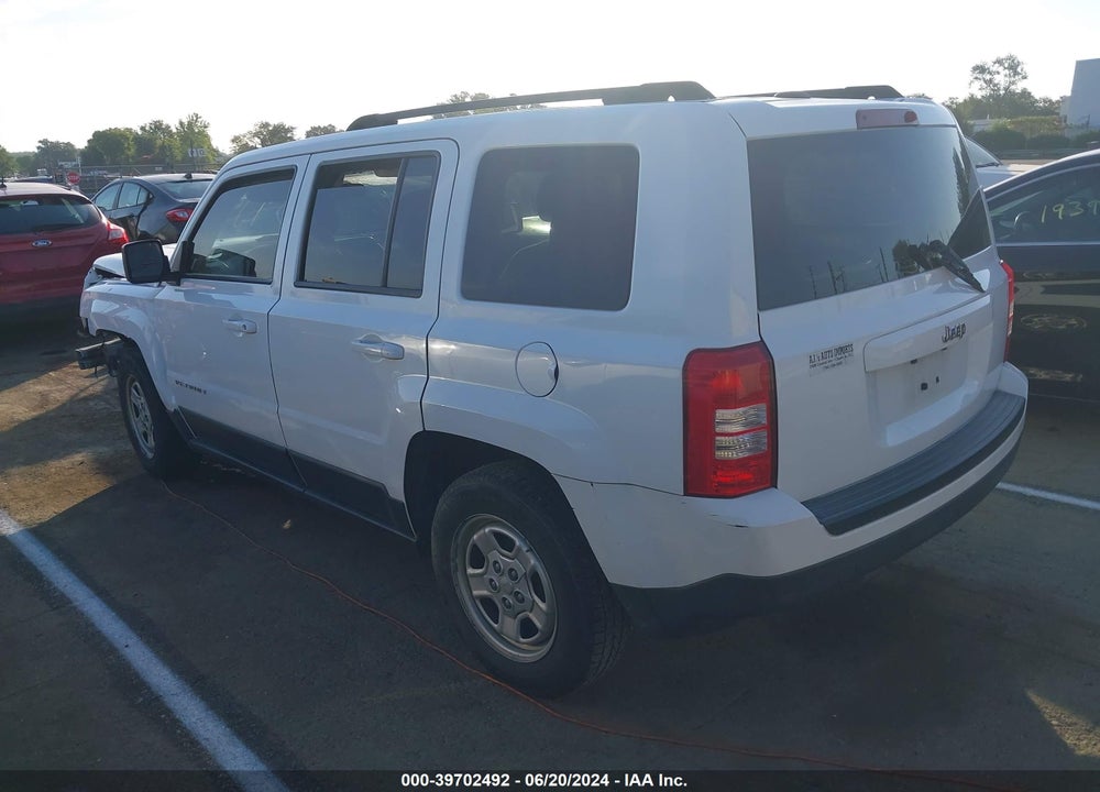 2017 JEEP PATRIOT SPORT FWD VIN: 1C4NJPBB2HD209092