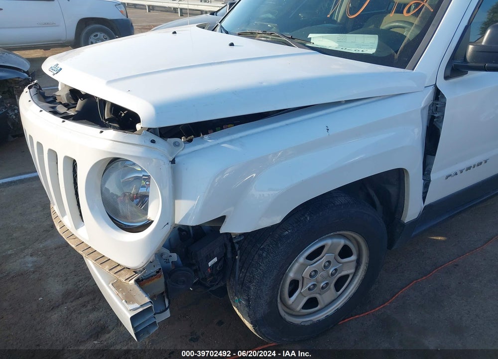 2017 JEEP PATRIOT SPORT FWD VIN: 1C4NJPBB2HD209092