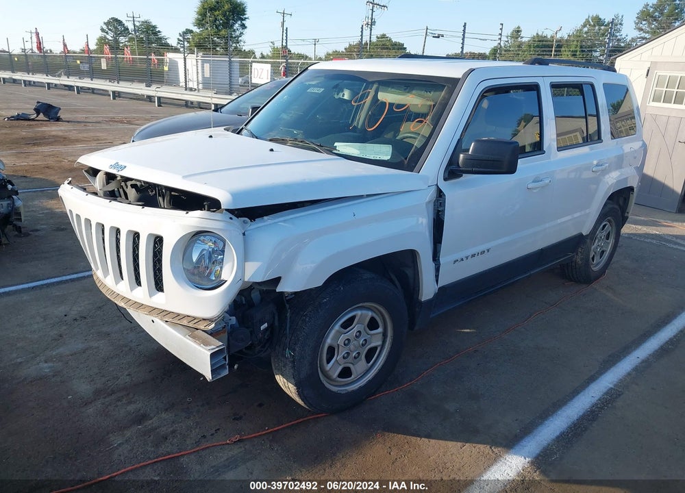 2017 JEEP PATRIOT SPORT FWD VIN: 1C4NJPBB2HD209092