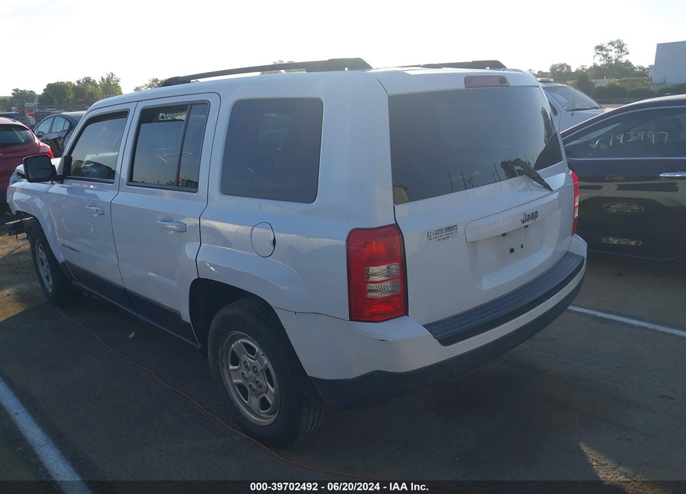 2017 JEEP PATRIOT SPORT FWD VIN: 1C4NJPBB2HD209092