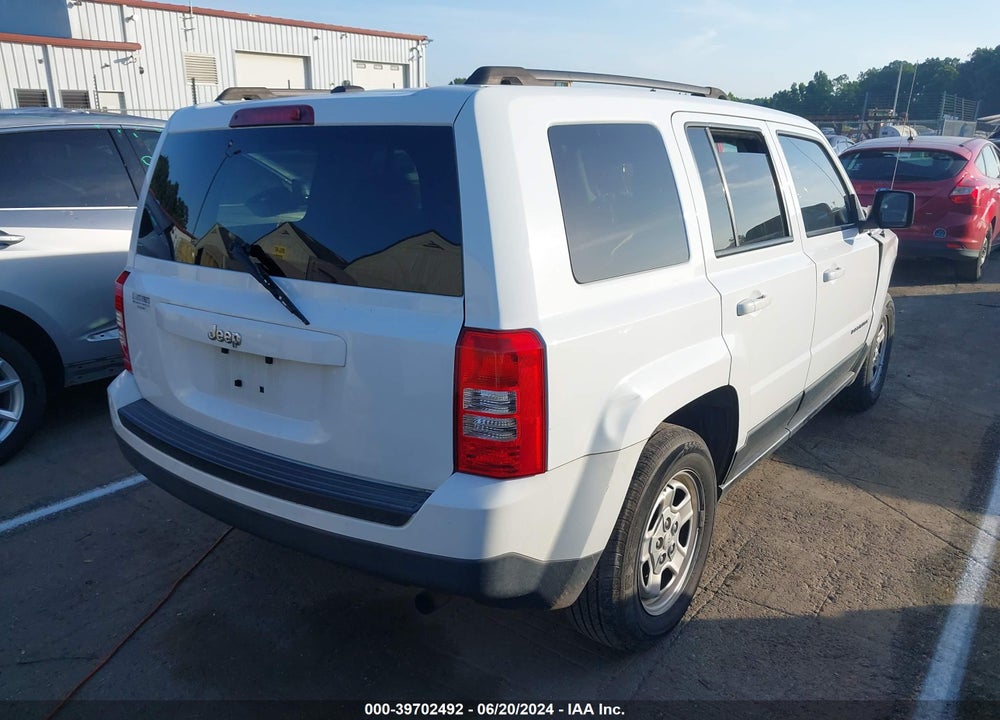 2017 JEEP PATRIOT SPORT FWD VIN: 1C4NJPBB2HD209092