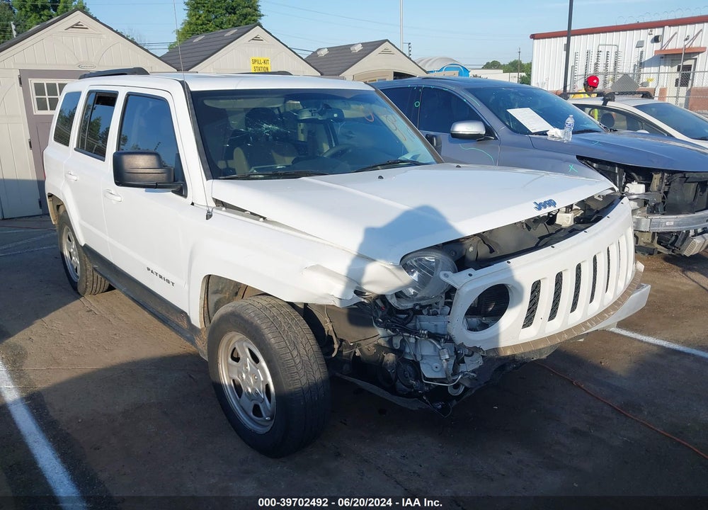2017 JEEP PATRIOT SPORT FWD VIN: 1C4NJPBB2HD209092