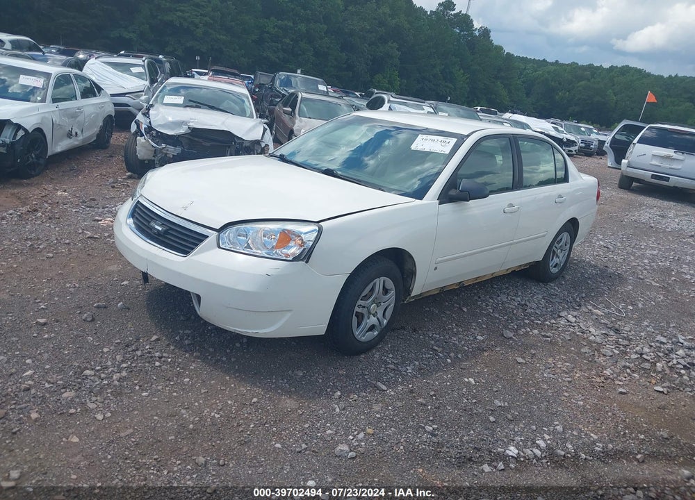 2007 CHEVROLET MALIBU LS VIN: 1G1ZS58F87F114870