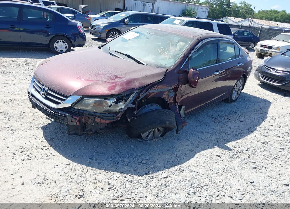 2014 HONDA ACCORD EX-L V-6 VIN: 1HGCR3F84EA008137