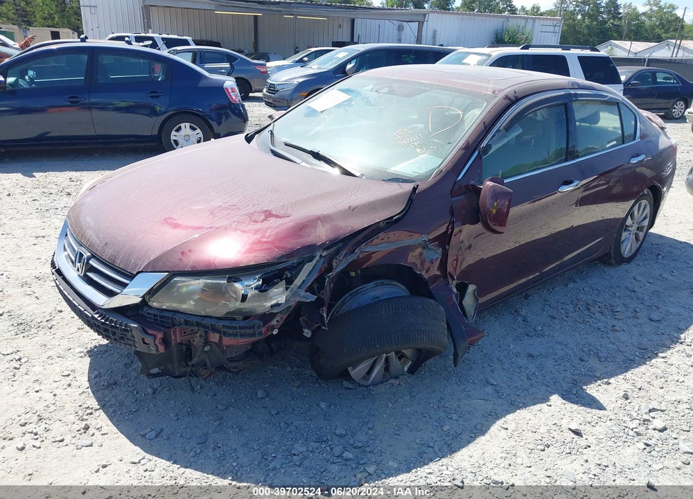 2014 HONDA ACCORD EX-L V-6 VIN: 1HGCR3F84EA008137