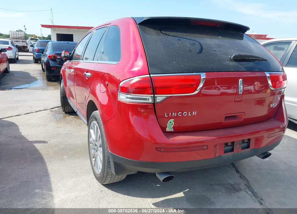 2011 LINCOLN MKX VIN: 2LMDJ6JK3BBJ23634