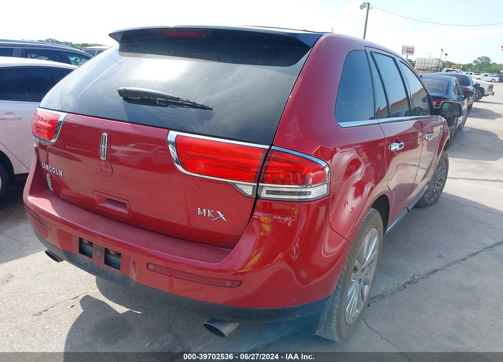 2011 LINCOLN MKX VIN: 2LMDJ6JK3BBJ23634