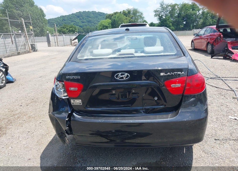 2007 HYUNDAI ELANTRA VIN: KMHDU46D07U089672