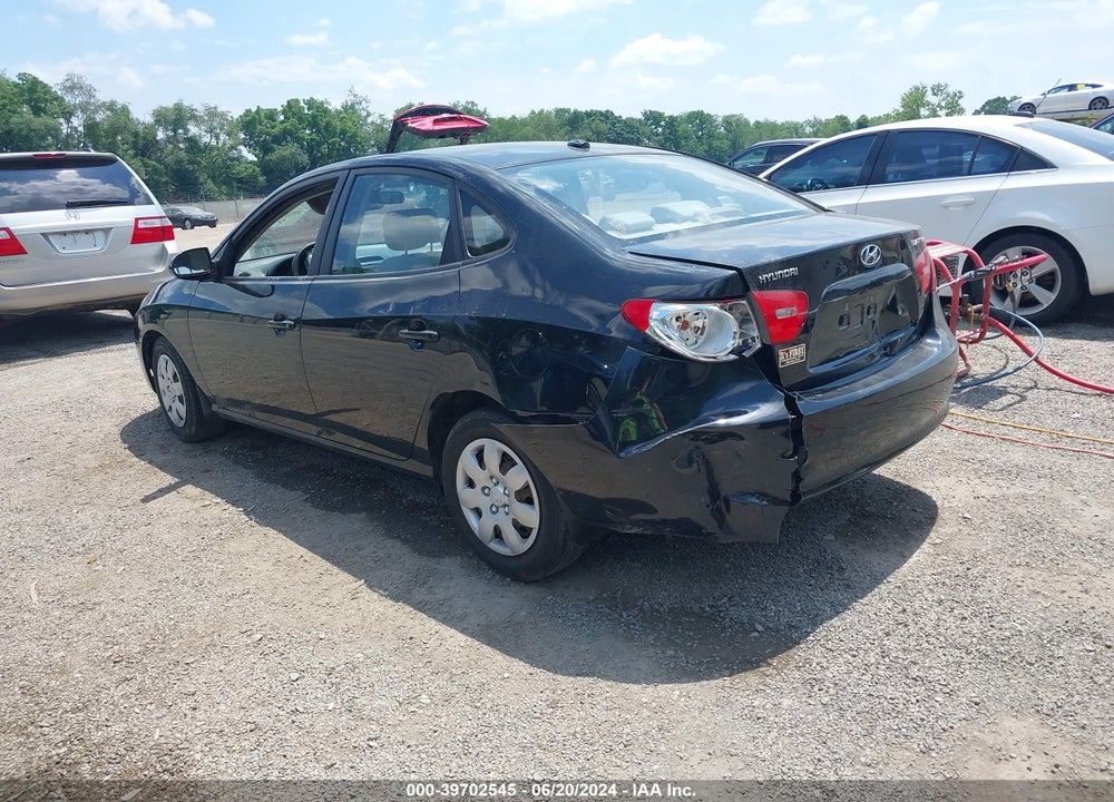 2007 HYUNDAI ELANTRA VIN: KMHDU46D07U089672