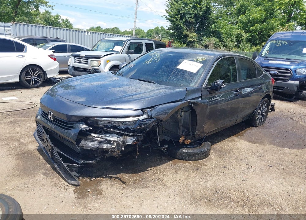 2022 HONDA CIVIC EX VIN: JHMFE1F76NX010339