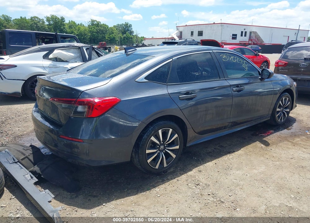 2022 HONDA CIVIC EX VIN: JHMFE1F76NX010339