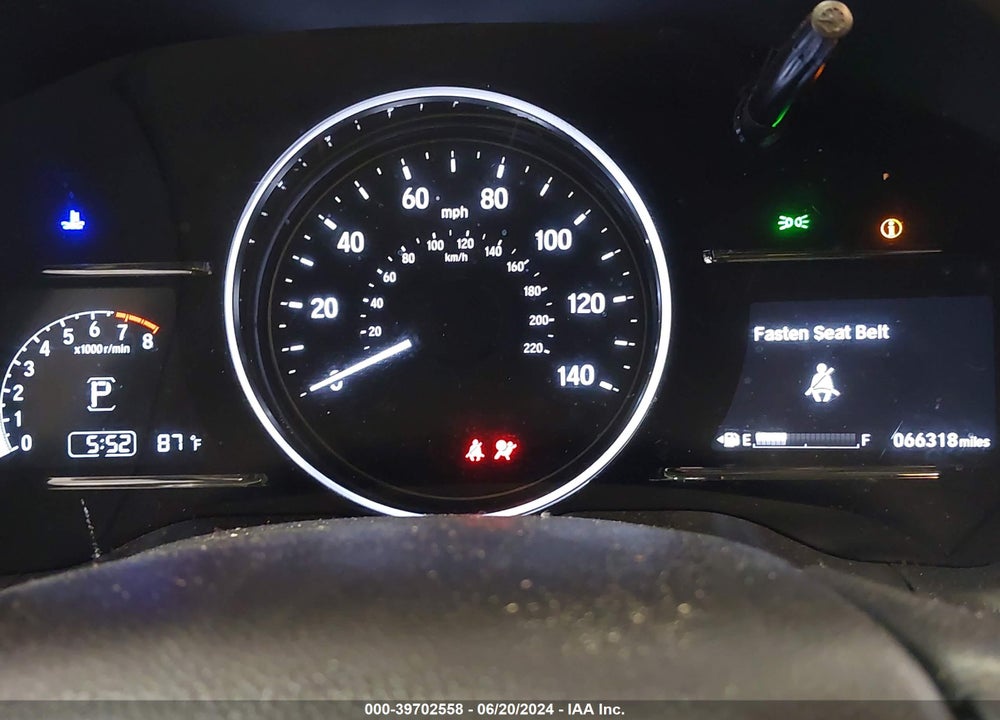 2020 HONDA HR-V AWD EX VIN: 3CZRU6H55LM705841