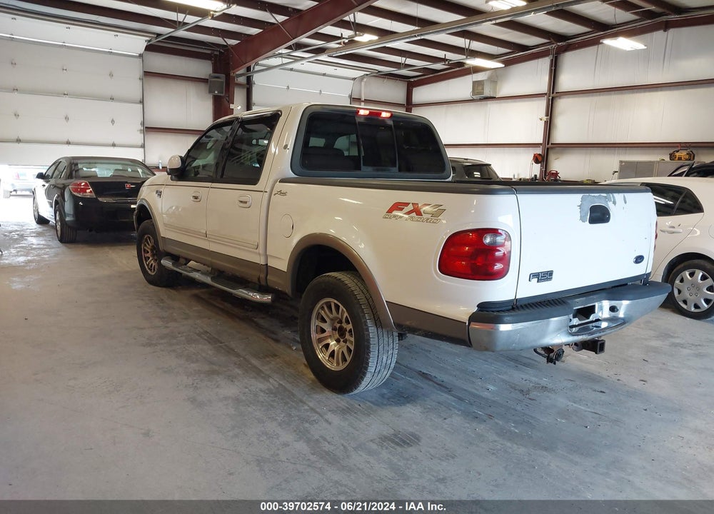 2003 FORD F-150 LARIAT/XLT VIN: 1FTRW08L63KC31031