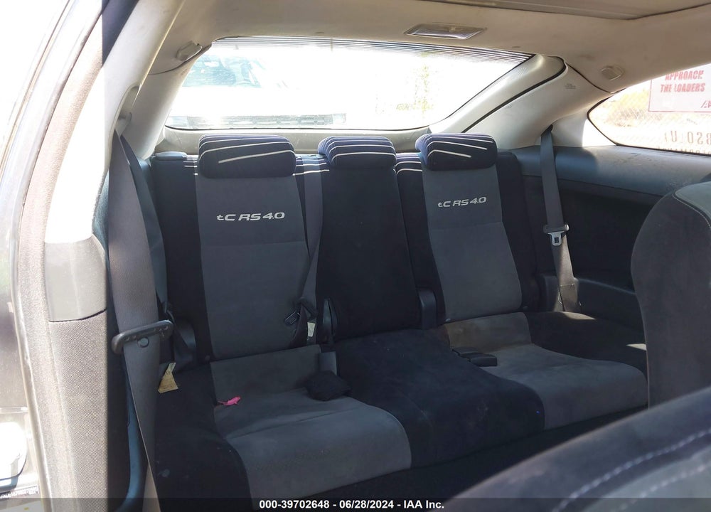 2008 SCION TC VIN: JTKDE167980272595