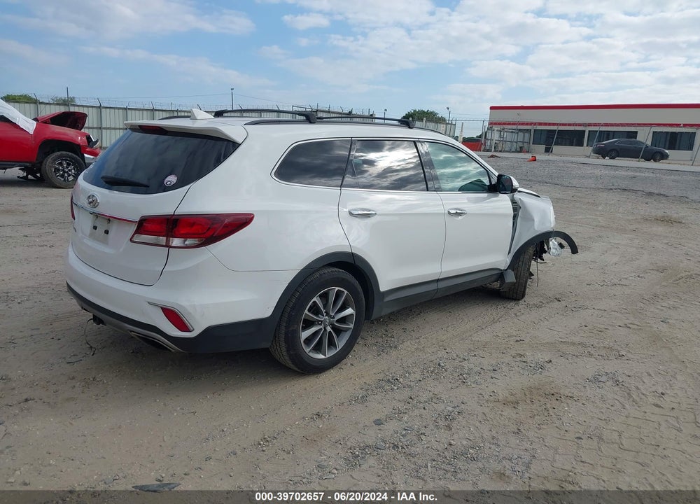 2018 HYUNDAI SANTA FE SE VIN: KM8SN4HF6JU290843