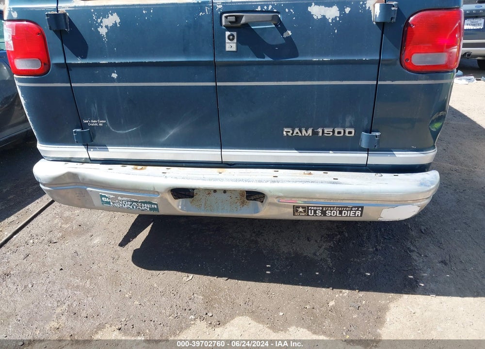 2000 DODGE RAM VAN 1500 CONVERSION VIN: 2B6HB11Y2YK103653