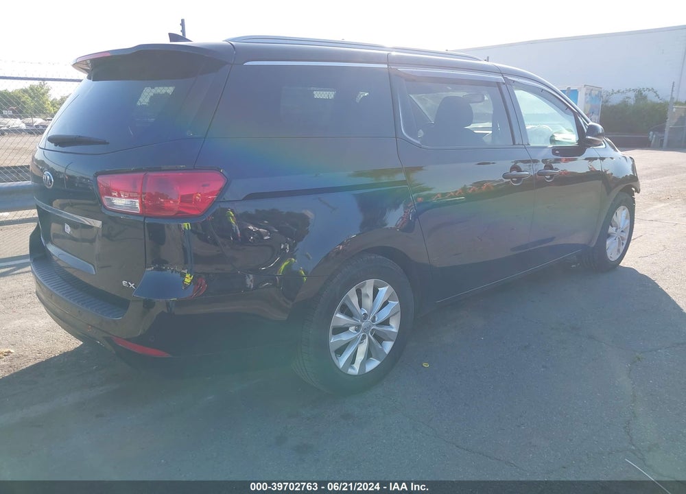 2017 KIA SEDONA EX VIN: KNDMC5C17H6335081
