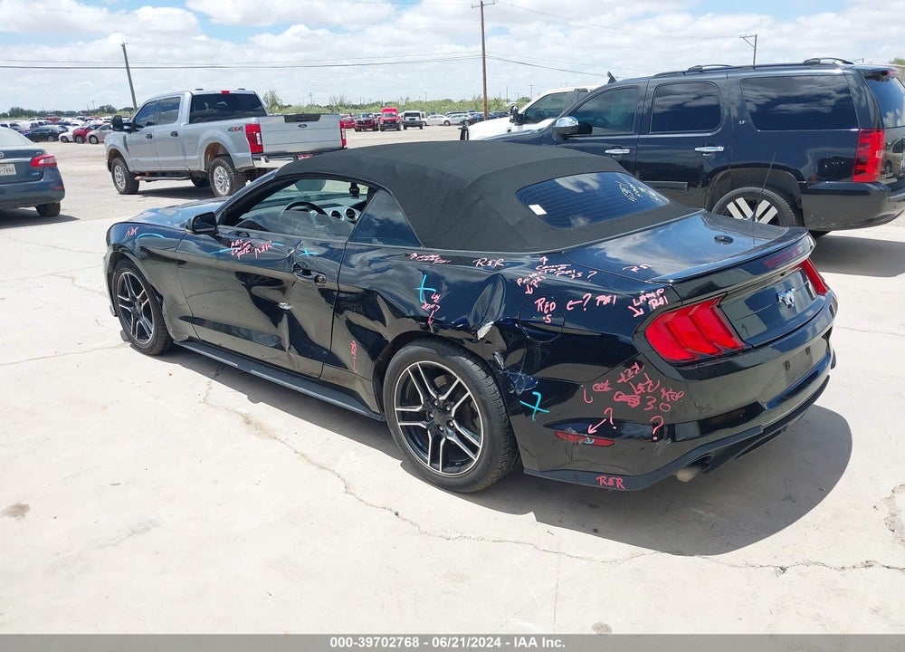 2020 FORD MUSTANG ECOBOOST PREMIUM VIN: 1FATP8UH9L5134400
