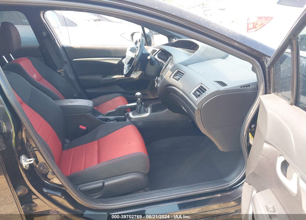 2015 HONDA CIVIC SI VIN: 2HGFB6E53FH705893