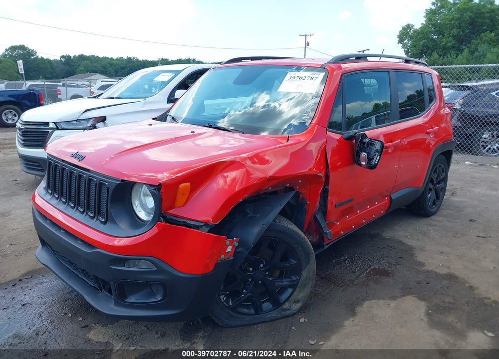 2017 JEEP RENEGADE ALTITUDE FWD VIN: ZACCJABB5HPG05328