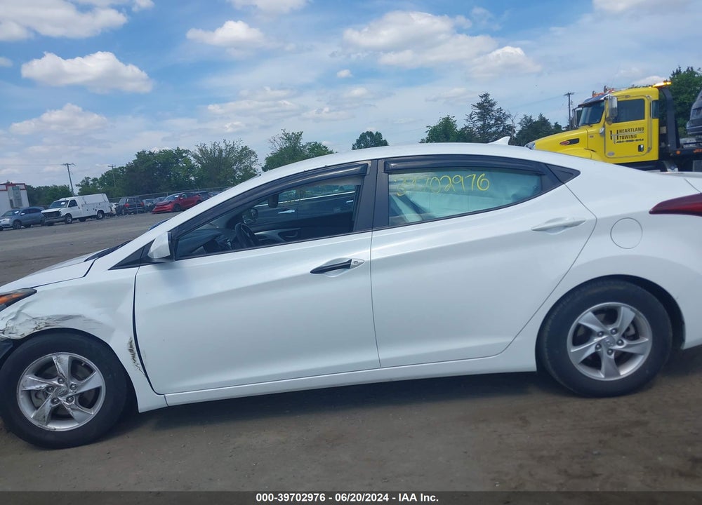 2014 HYUNDAI ELANTRA SE VIN: 5NPDH4AE1EH507558