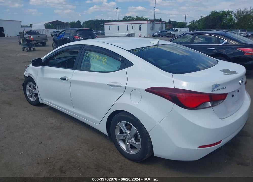 2014 HYUNDAI ELANTRA SE VIN: 5NPDH4AE1EH507558