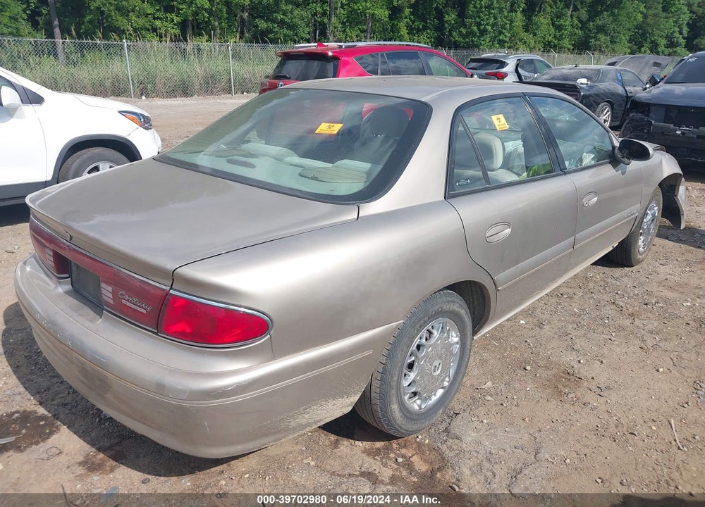 2002 BUICK CENTURY CUSTOM VIN: 2G4WS52J621154139