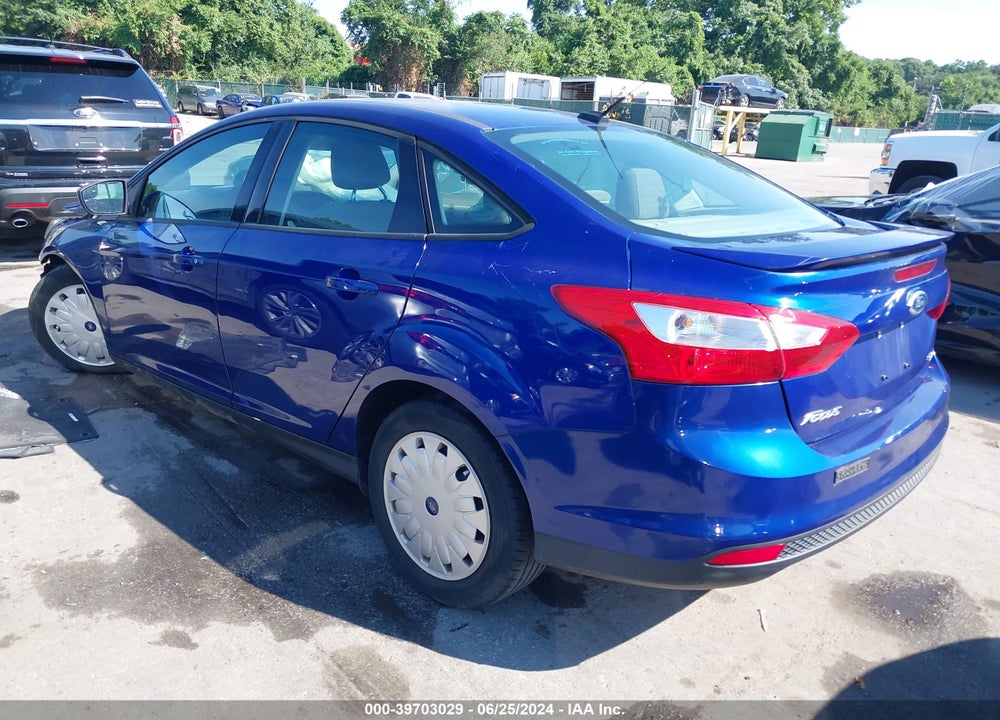 2012 FORD FOCUS SE VIN: 1FAHP3F28CL293356