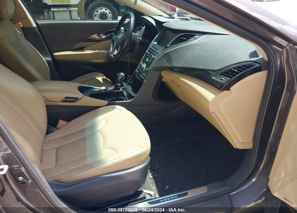 2016 HYUNDAI AZERA VIN: KMHFG4JG0GA532468