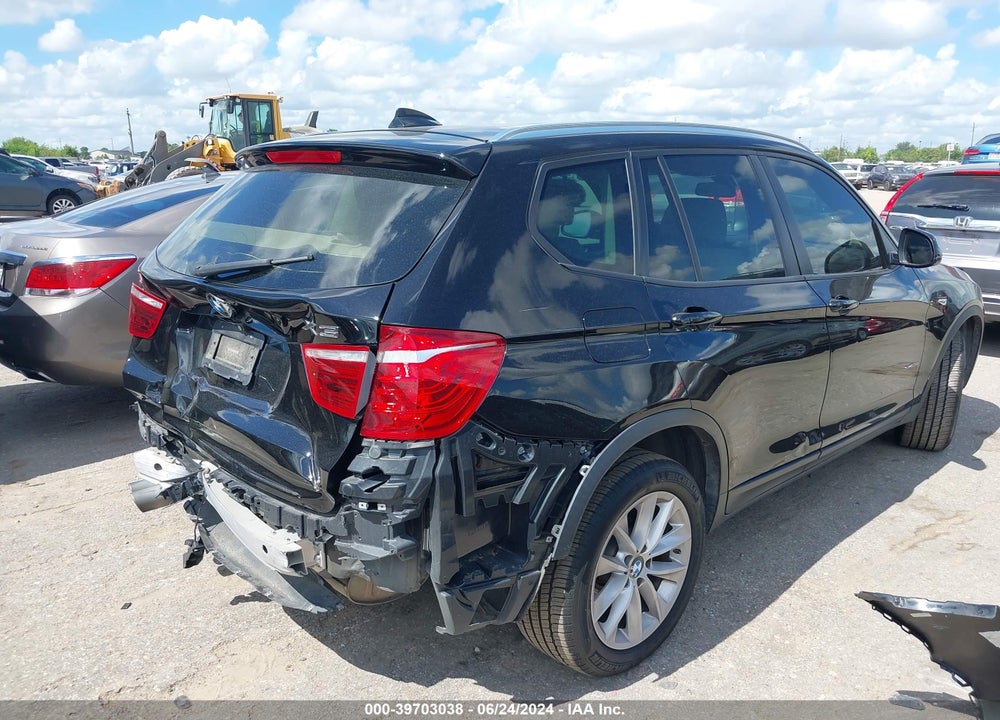 2017 BMW X3 SDRIVE28I VIN: 5UXWZ7C54H0T44084