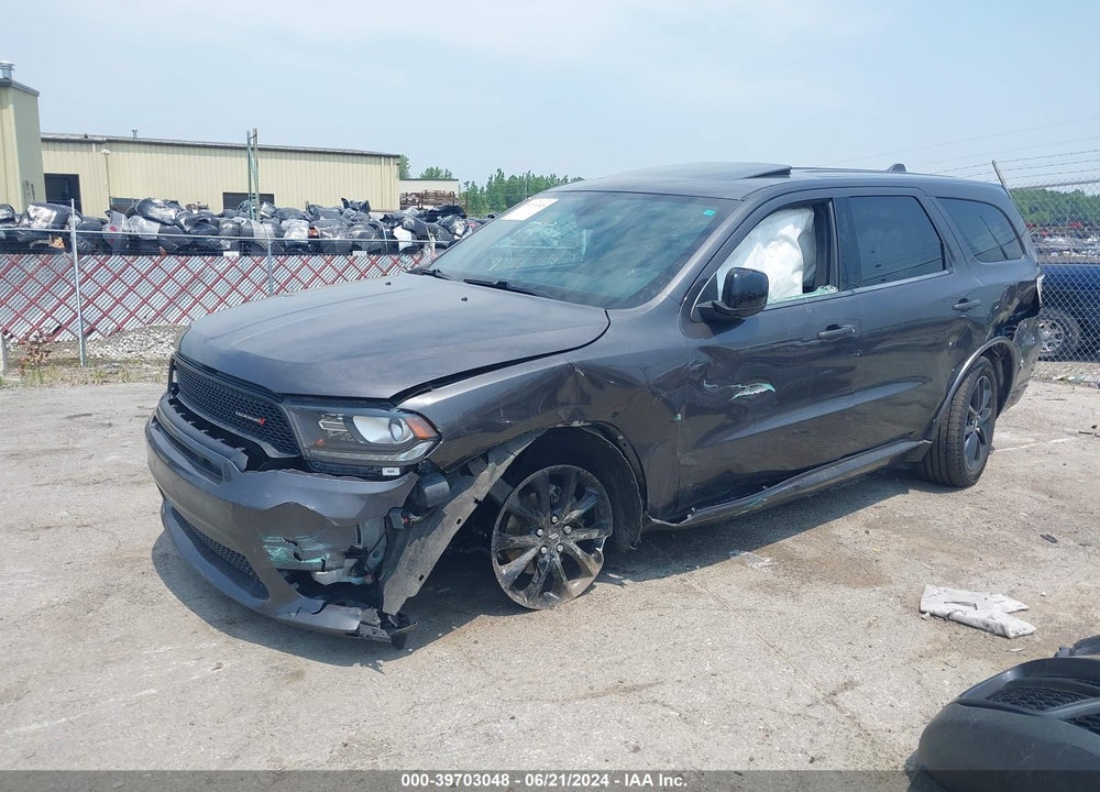 2019 DODGE DURANGO GT AWD VIN: 1C4RDJDG2KC828108